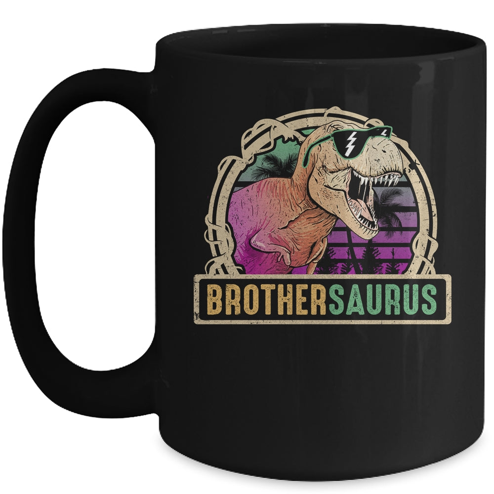 Brother Saurus Brothersaurus T Rex Dinosaur Family Matching Mug | siriusteestore