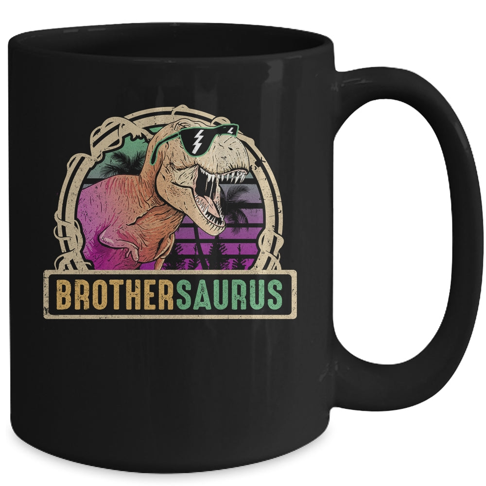 Brother Saurus Brothersaurus T Rex Dinosaur Family Matching Mug | siriusteestore