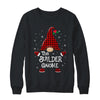 Builder Gnome Buffalo Plaid Matching Christmas Pajama Gift Shirt & Sweatshirt | siriusteestore