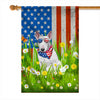 Bull Terrier American USA Flag 4th of July Dog Lover On Independence Day | siriusteestore