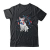 Bull Terrier Dog American USA Flag 4th of July women Lover Shirt & Tank Top | siriusteestore