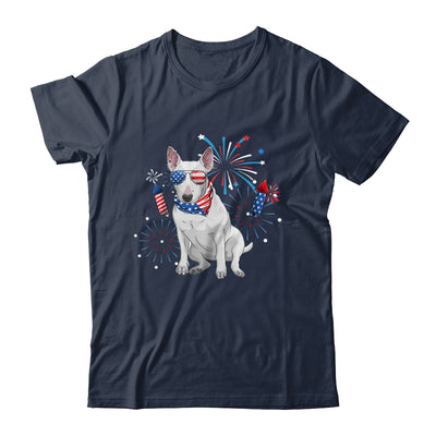Bull Terrier Dog American USA Flag 4th of July women Lover Shirt & Tank Top | siriusteestore