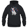 Bull Terrier Dog American USA Flag 4th of July women Lover Shirt & Tank Top | siriusteestore