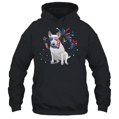 Bull Terrier Dog American USA Flag 4th of July women Lover Shirt & Tank Top | siriusteestore