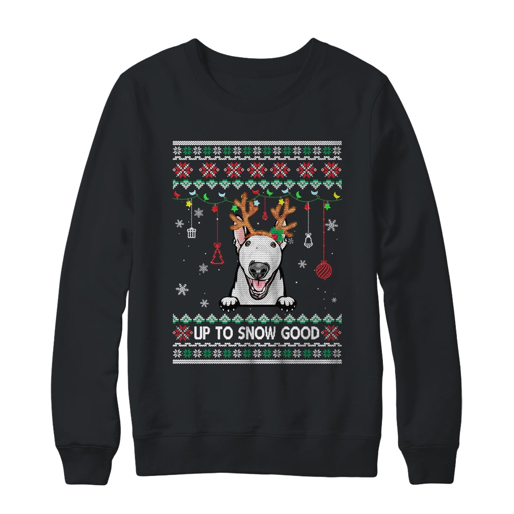 Bull Terrier Dog Reindeer Ugly Christmas Xmas Shirt & Sweatshirt | siriusteestore
