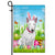 Bull Terrier Happy Easter Day Holiday Flag Funny Dog Dog Wear Bunny Ears Headband Cute for Home Decor | siriusteestore