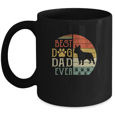 Bulldog Best Dog Dad Ever Vintage Father's Day Retro Mug | siriusteestore