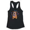 Bulldog Dog American USA Flag 4th of July Men women Lover Shirt & Tank Top | siriusteestore