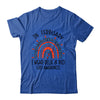 CHD Awareness Rainbow Blue Red Ribbon I Wear Blue Red Shirt & Hoodie | siriusteestore