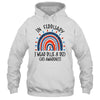 CHD Awareness Rainbow Blue Red Ribbon I Wear Blue Red Shirt & Hoodie | siriusteestore