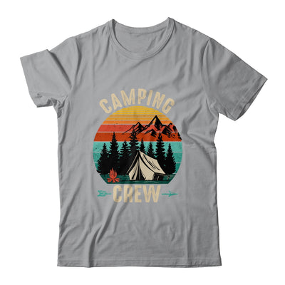 Camping Crew Retro Vintage For Family Camper Camping Shirt & Tank Top | siriusteestore