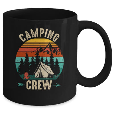 Camping Crew Retro Vintage For Family Camper Camping Mug | siriusteestore