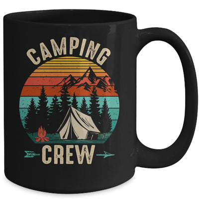 Camping Crew Retro Vintage For Family Camper Camping Mug | siriusteestore