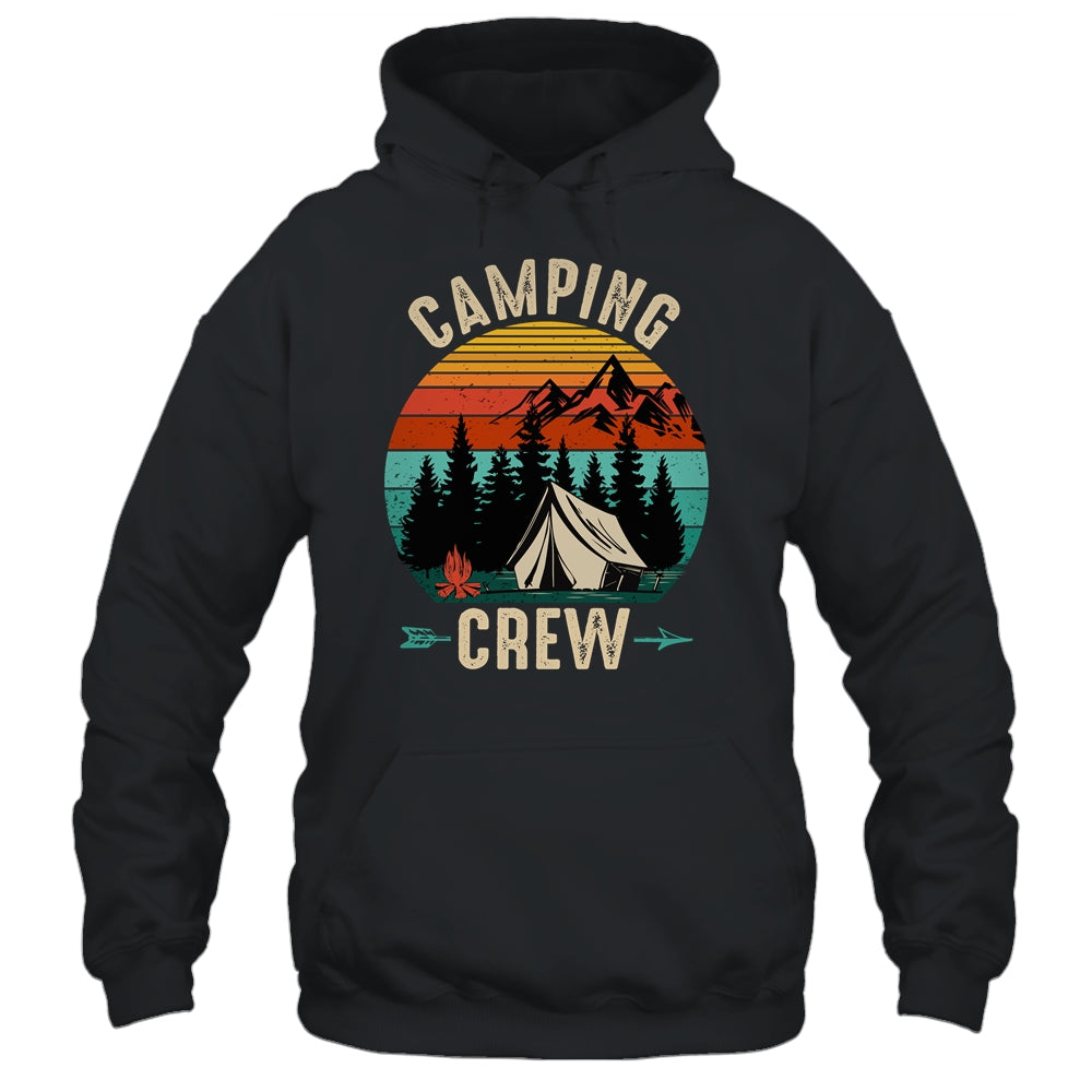 Camping Crew Retro Vintage For Family Camper Camping Shirt & Tank Top | siriusteestore