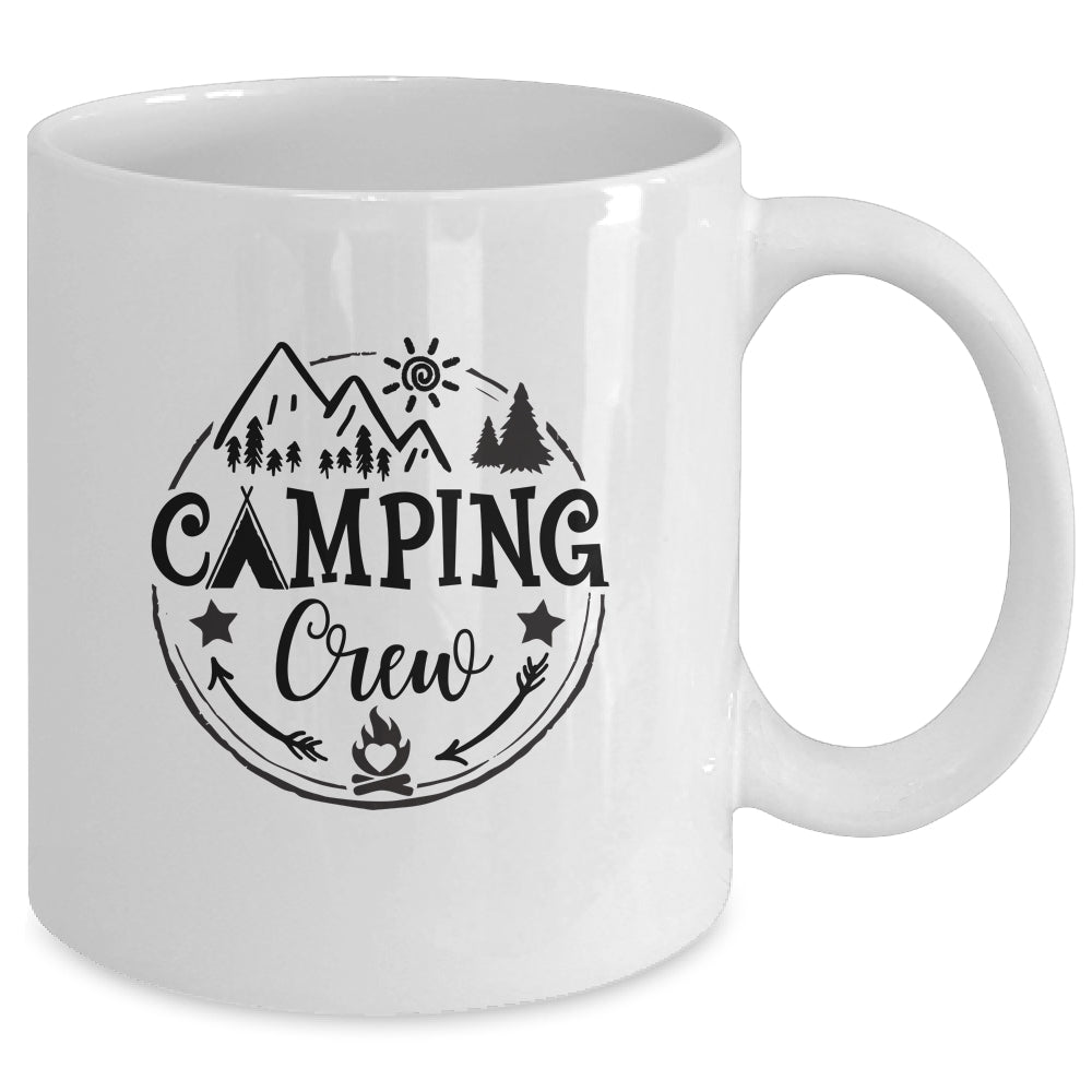 Camping Matching For Family Camper Group Camping Crew Mug | siriusteestore