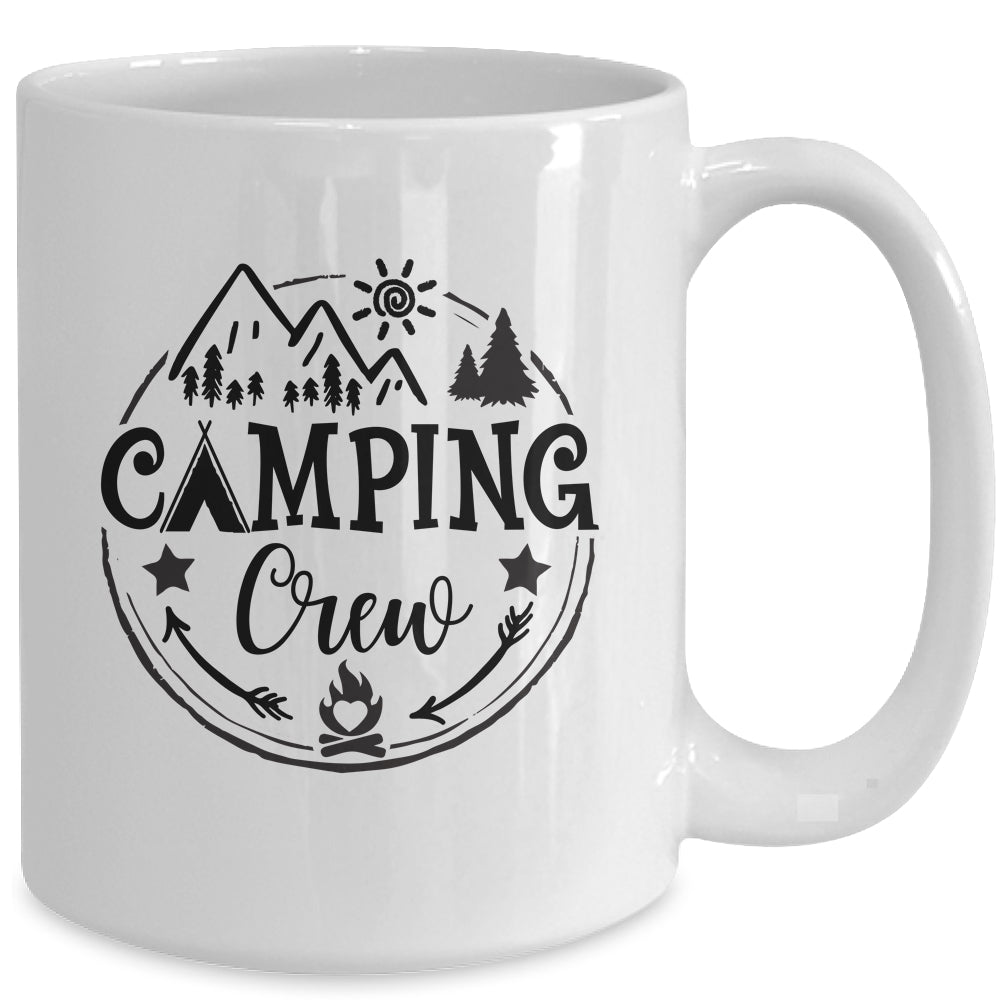 Camping Matching For Family Camper Group Camping Crew Mug | siriusteestore