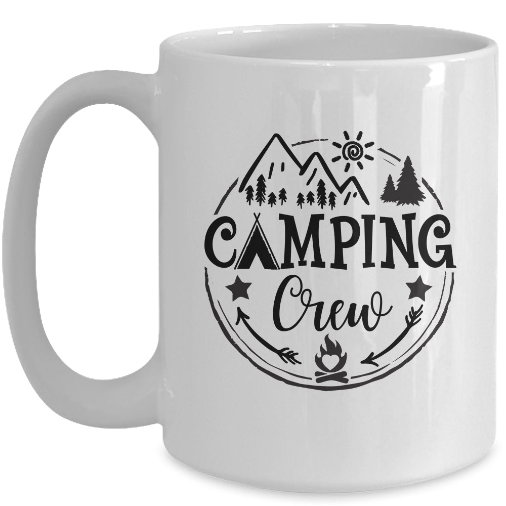Camping Matching For Family Camper Group Camping Crew Mug | siriusteestore