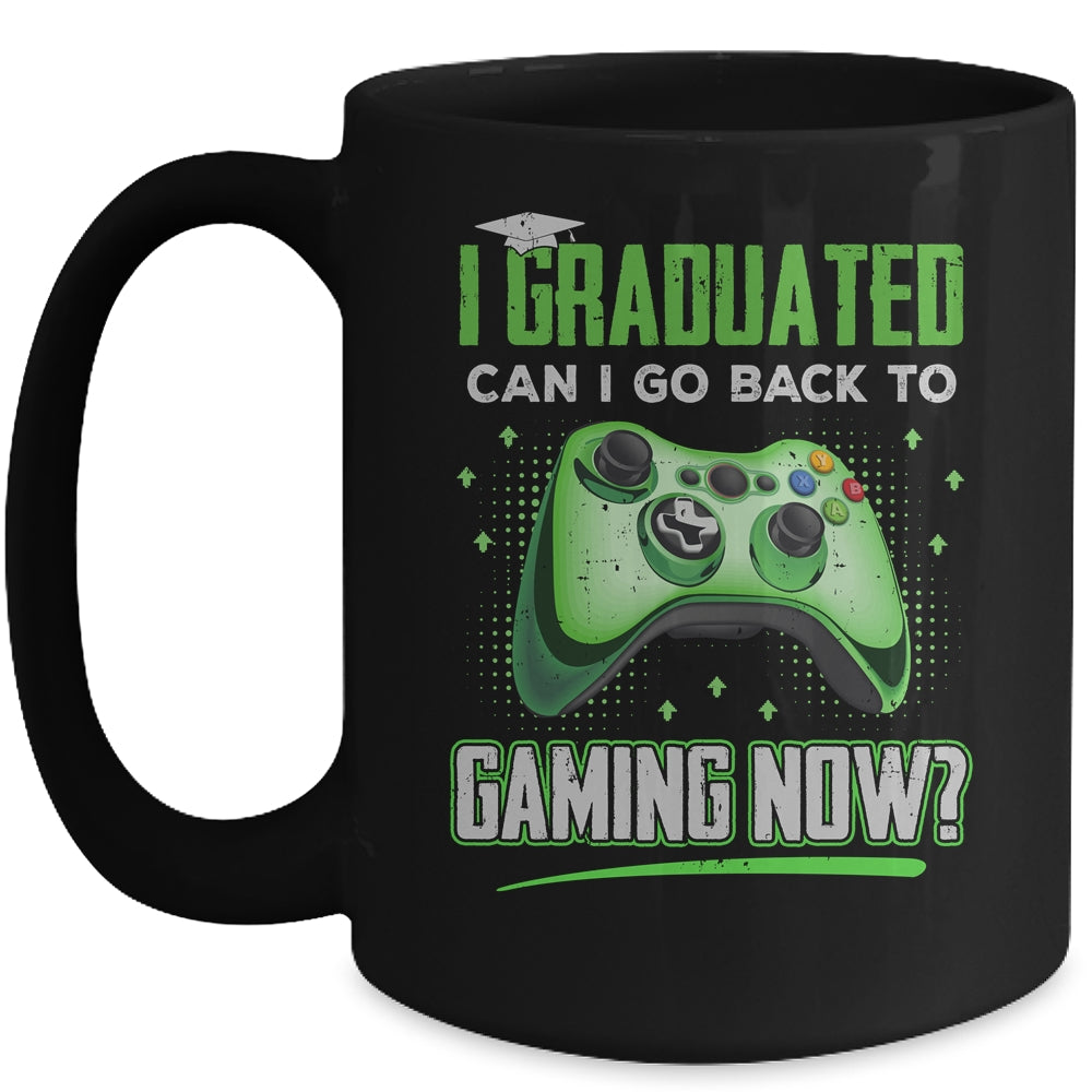 Can I Go Back To Gaming Graduation For Him Her Video Game Mug | siriusteestore