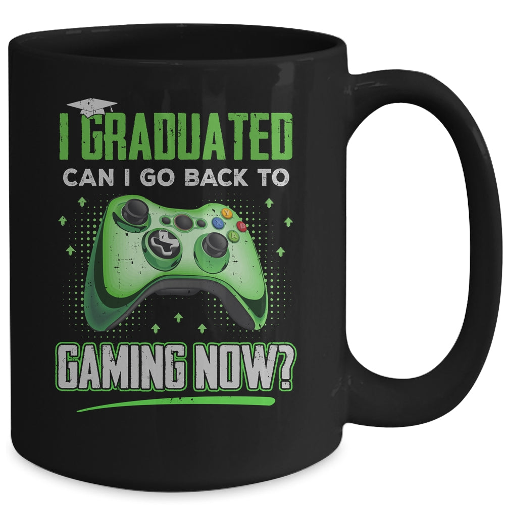 Can I Go Back To Gaming Graduation For Him Her Video Game Mug | siriusteestore