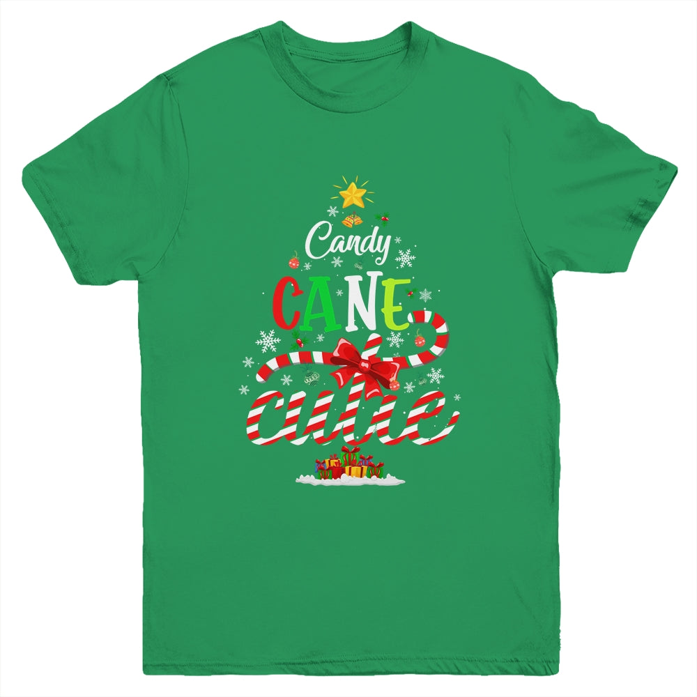 Candy Cane Cutie Funny Christmas Xmas For Girls Kids Youth Shirt | siriusteestore
