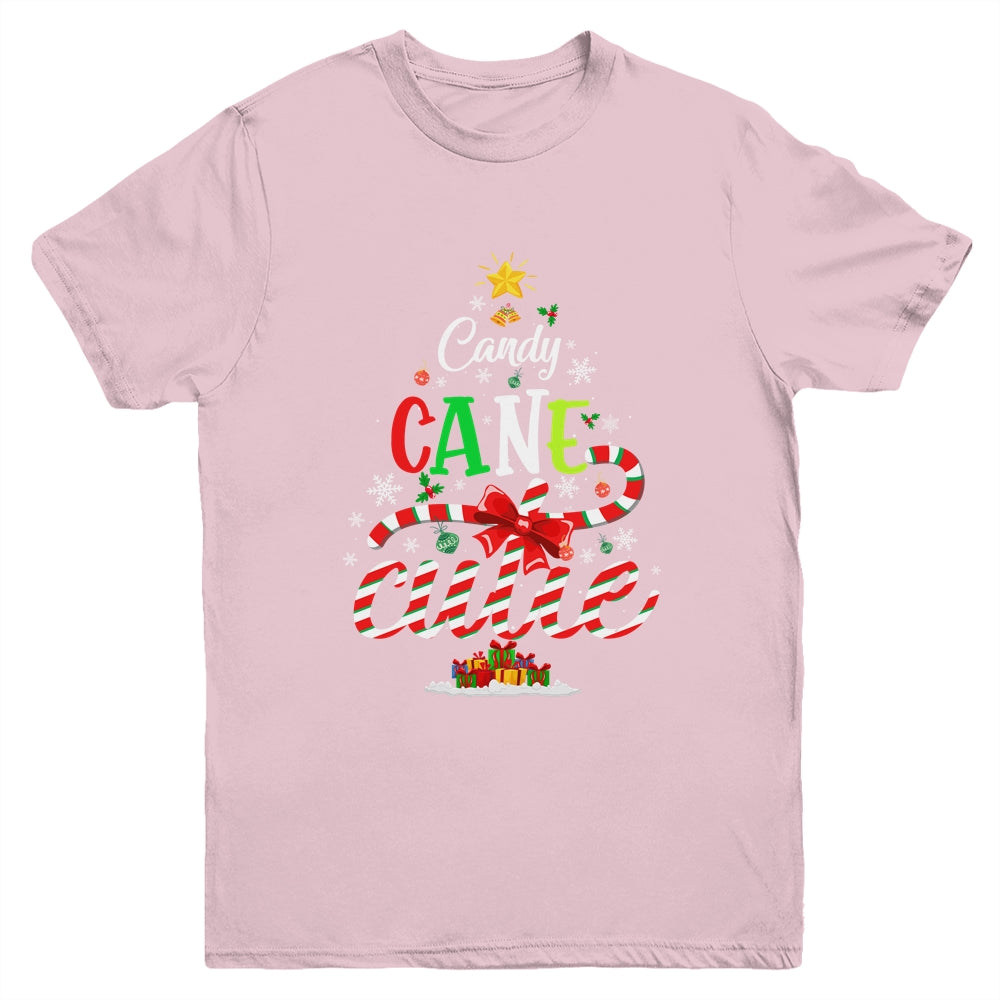 Candy Cane Cutie Funny Christmas Xmas For Girls Kids Youth Shirt | siriusteestore