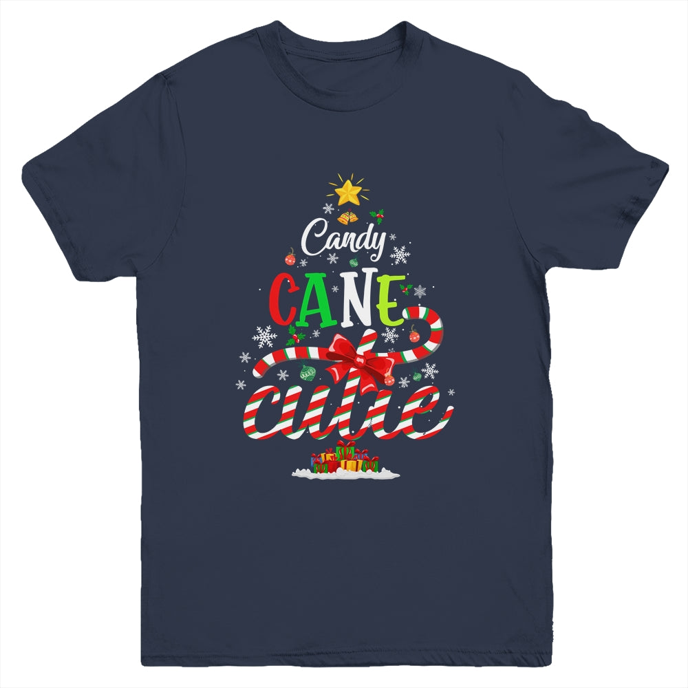 Candy Cane Cutie Funny Christmas Xmas For Girls Kids Youth Shirt | siriusteestore