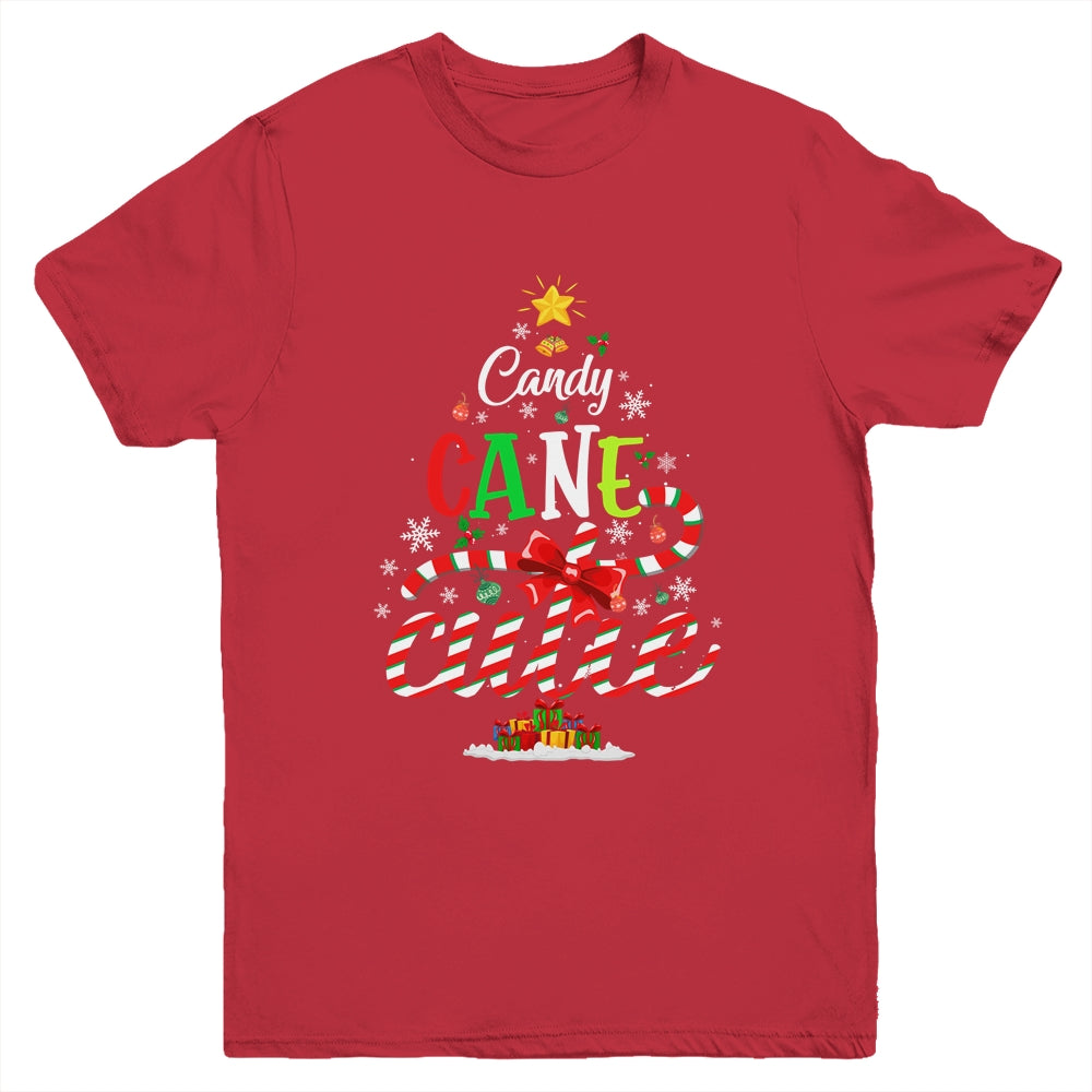 Candy Cane Cutie Funny Christmas Xmas For Girls Kids Youth Shirt | siriusteestore