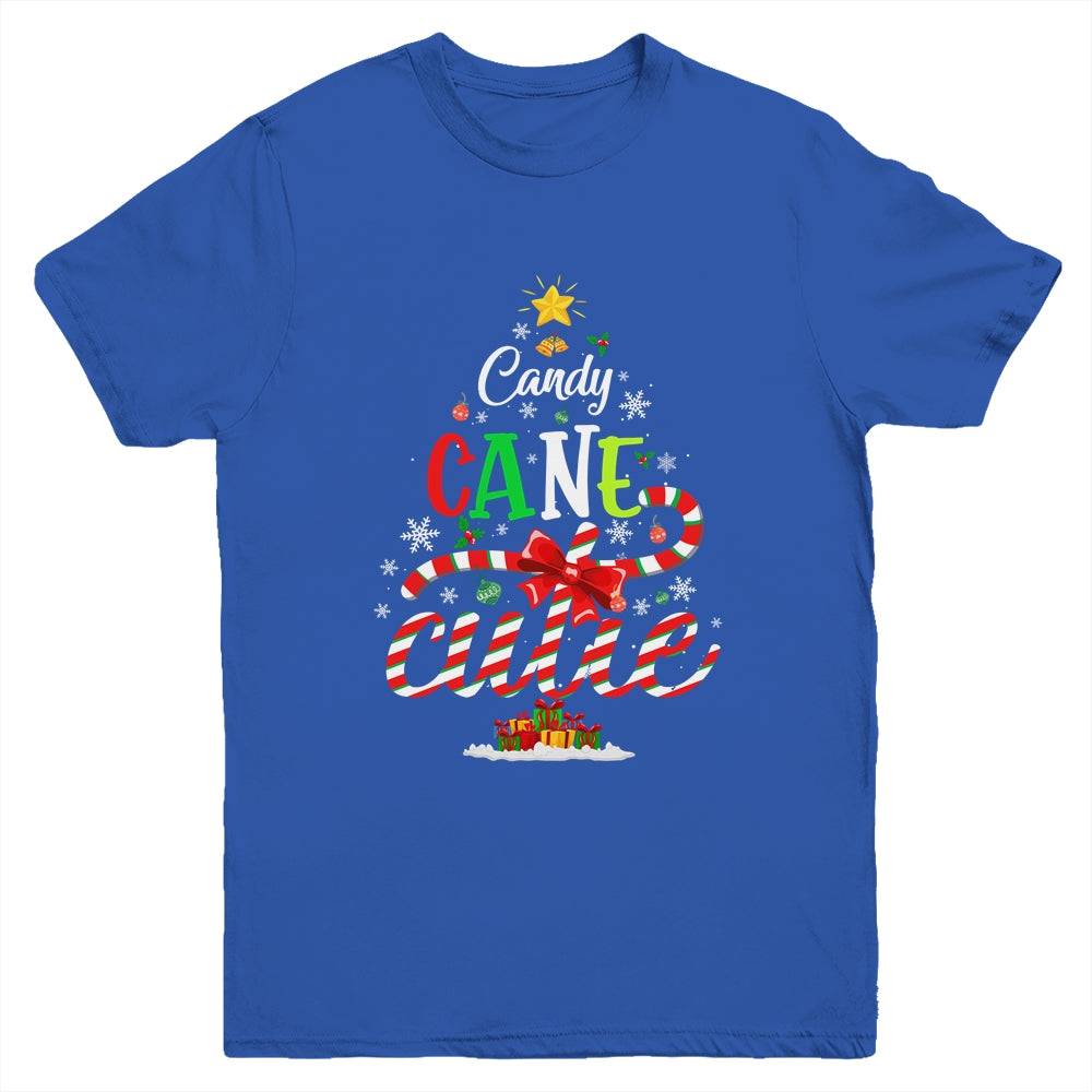 Candy Cane Cutie Funny Christmas Xmas For Girls Kids Youth Shirt | siriusteestore