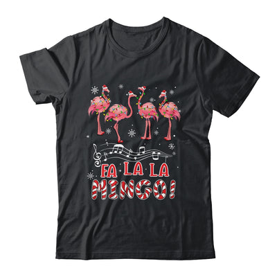 Candy Cane Flamingoes Fa La La Mingo Flamingo Christmas Shirt & Sweatshirt | siriusteestore