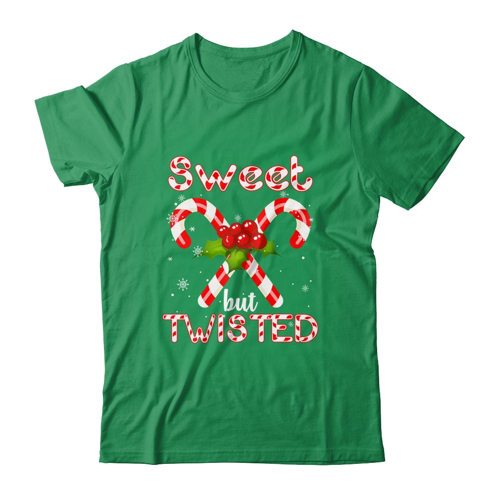 Candy Cane Sweet But Twisted Funny Merry Christmas Shirt & Sweatshirt | siriusteestore