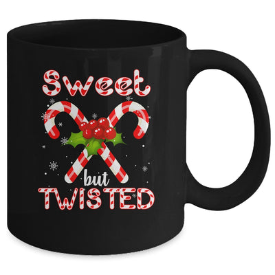 Candy Cane Sweet But Twisted Funny Merry Christmas Mug | siriusteestore