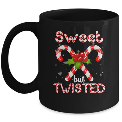 Candy Cane Sweet But Twisted Funny Merry Christmas Mug | siriusteestore