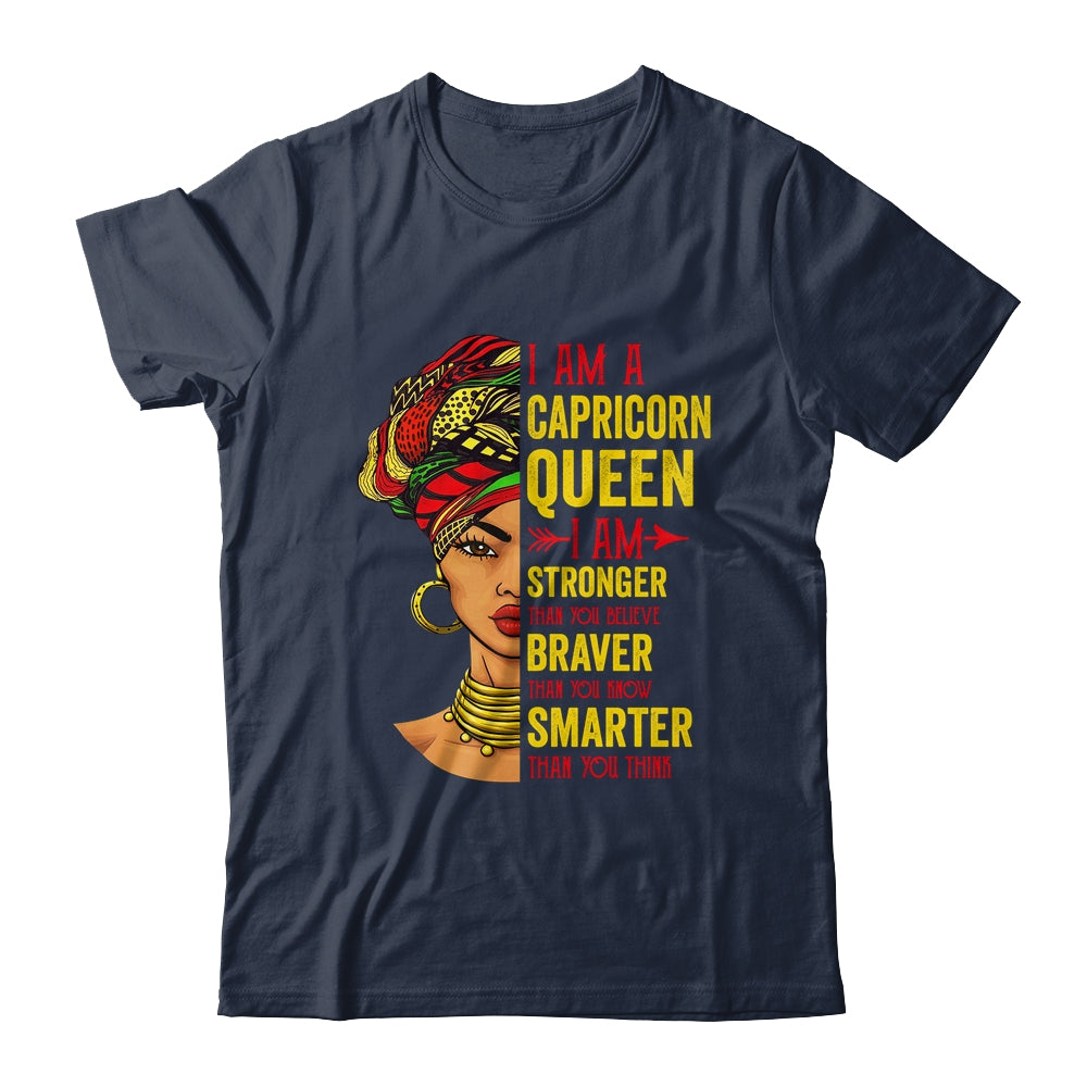 Capricorn Queen I Am Stronger Birthday For Capricorn Zodiac Shirt & Tank Top | siriusteestore