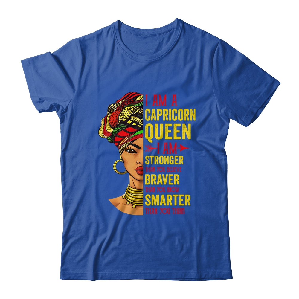 Capricorn Queen I Am Stronger Birthday For Capricorn Zodiac Shirt & Tank Top | siriusteestore