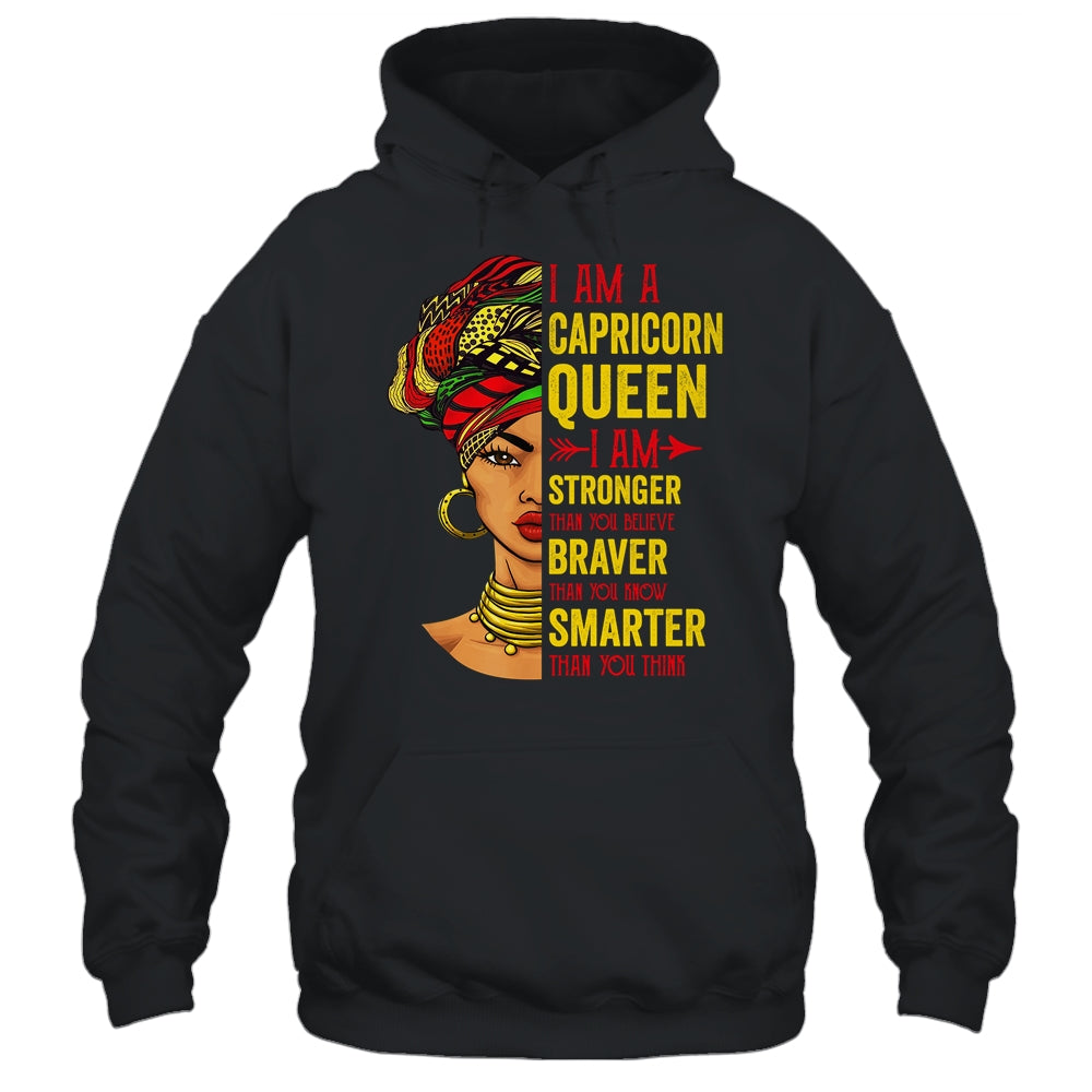 Capricorn Queen I Am Stronger Birthday For Capricorn Zodiac Shirt & Tank Top | siriusteestore