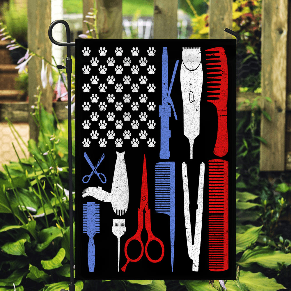 Cat Dog Groomer Flag Pet Grooming | siriusteestore