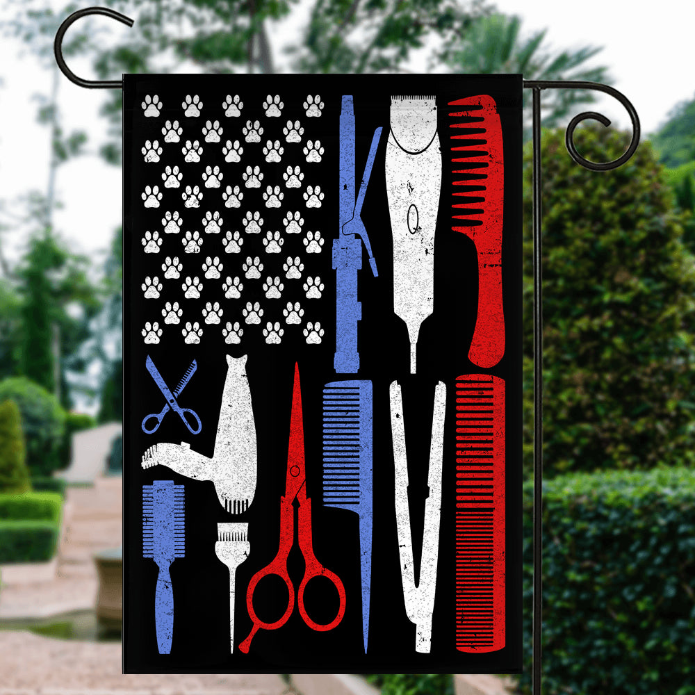 Cat Dog Groomer Flag Pet Grooming | siriusteestore