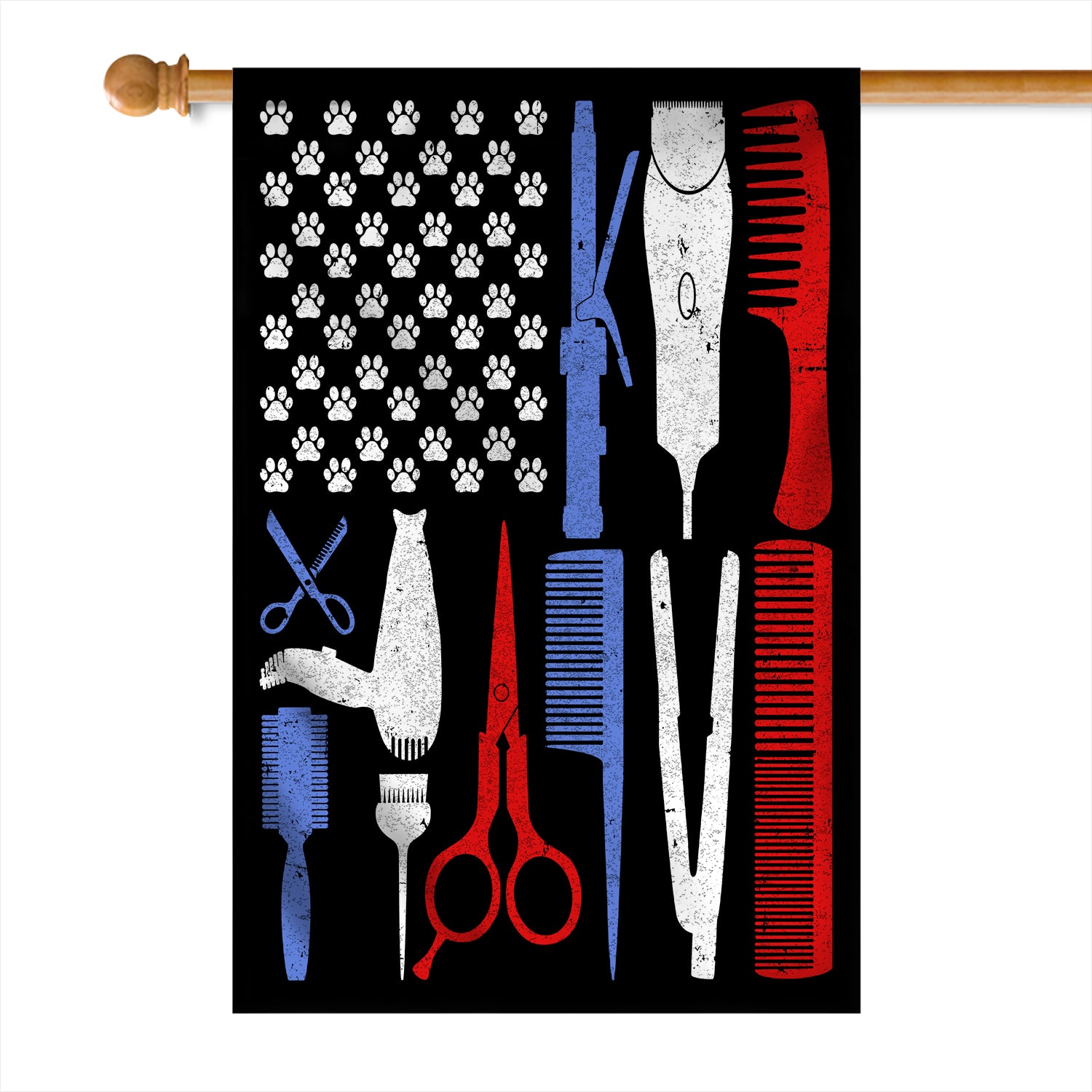 Cat Dog Groomer Flag Pet Grooming | siriusteestore