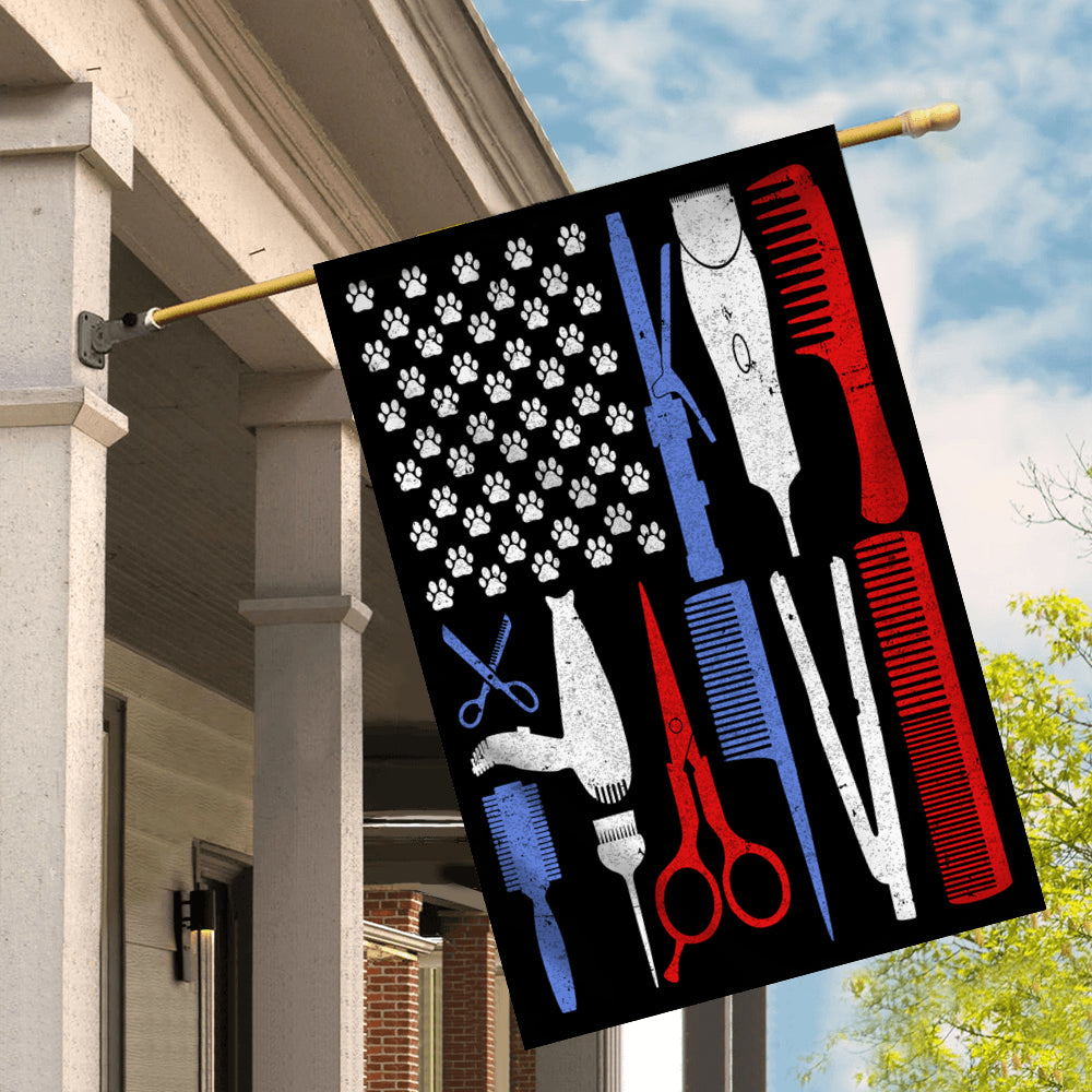 Cat Dog Groomer Flag Pet Grooming | siriusteestore