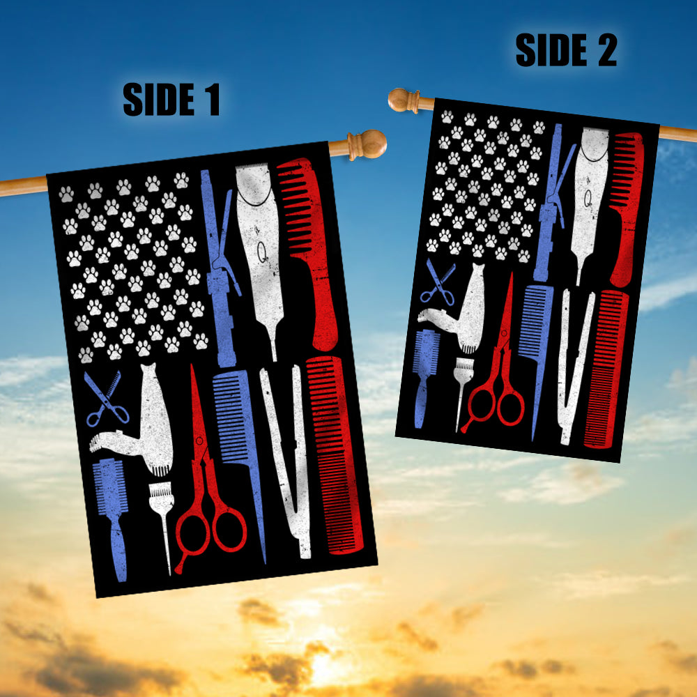 Cat Dog Groomer Flag Pet Grooming | siriusteestore