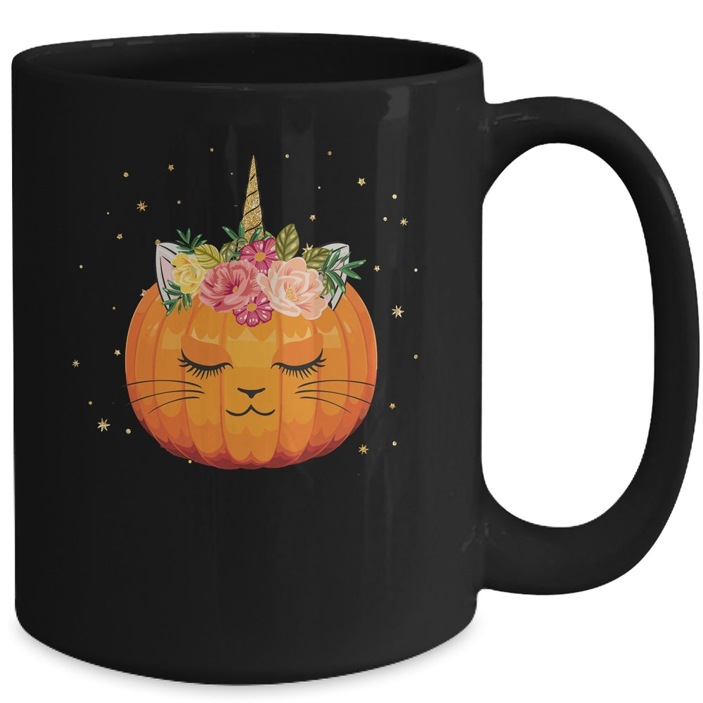 Cat Halloween For Women Girls Kids Cute Unicorn Cat Mug | siriusteestore