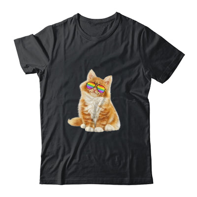 Cat LGBT Gay Rainbow Pride Flag Boys Men Girls Women Shirt & Tank Top | siriusteestore