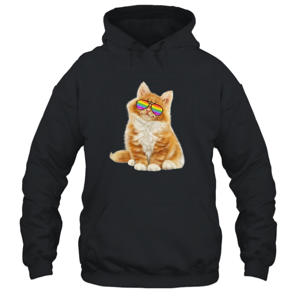 Cat LGBT Gay Rainbow Pride Flag Boys Men Girls Women Shirt & Tank Top | siriusteestore