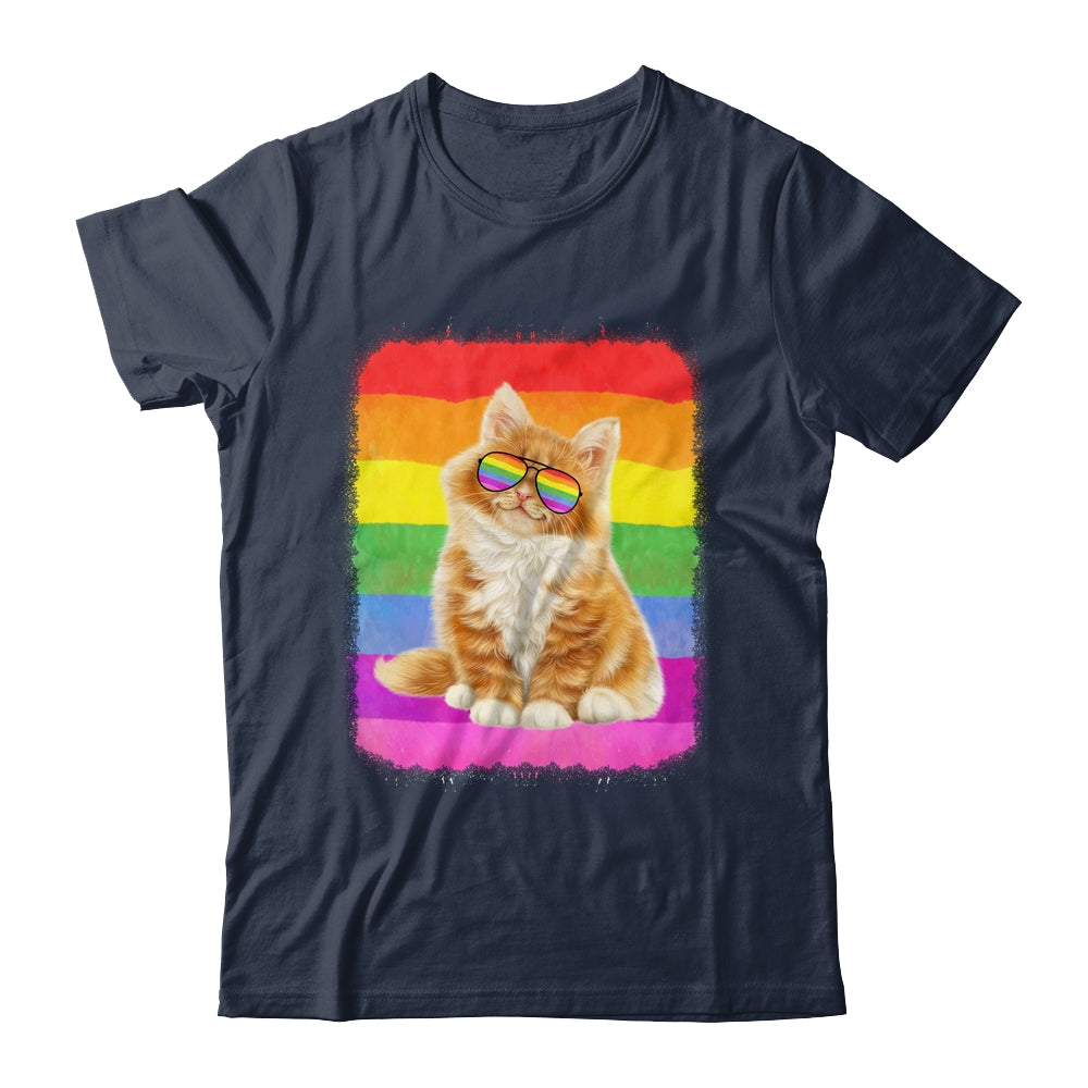 Cat LGBT Gay Rainbow Pride Flag Women Men Boys Girls Shirt & Tank Top | siriusteestore