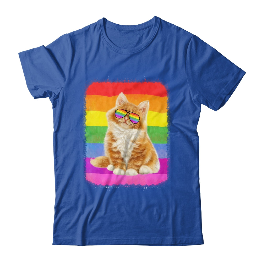 Cat LGBT Gay Rainbow Pride Flag Women Men Boys Girls Shirt & Tank Top | siriusteestore