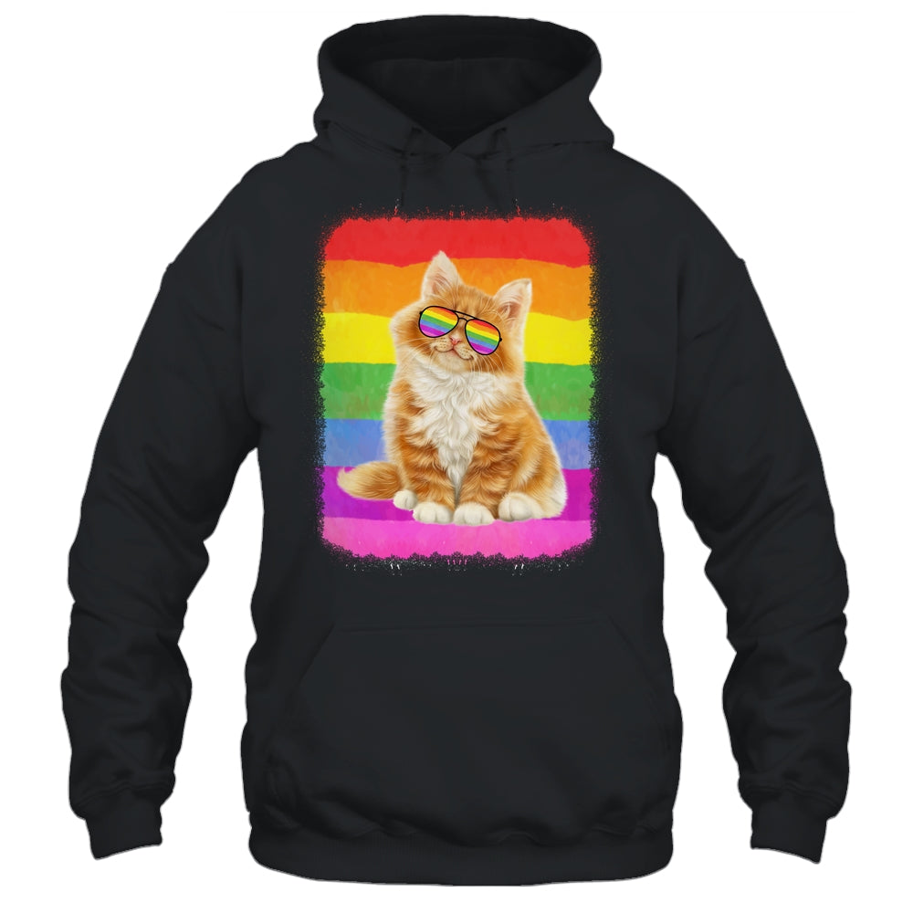 Cat LGBT Gay Rainbow Pride Flag Women Men Boys Girls Shirt & Tank Top | siriusteestore