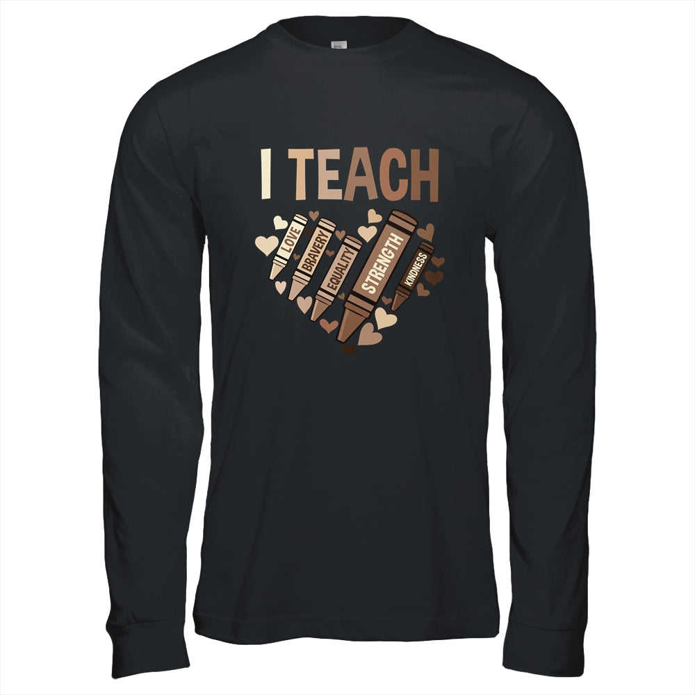 Celebrate Black History Month I Teach Black History Teacher Shirt & Hoodie | siriusteestore