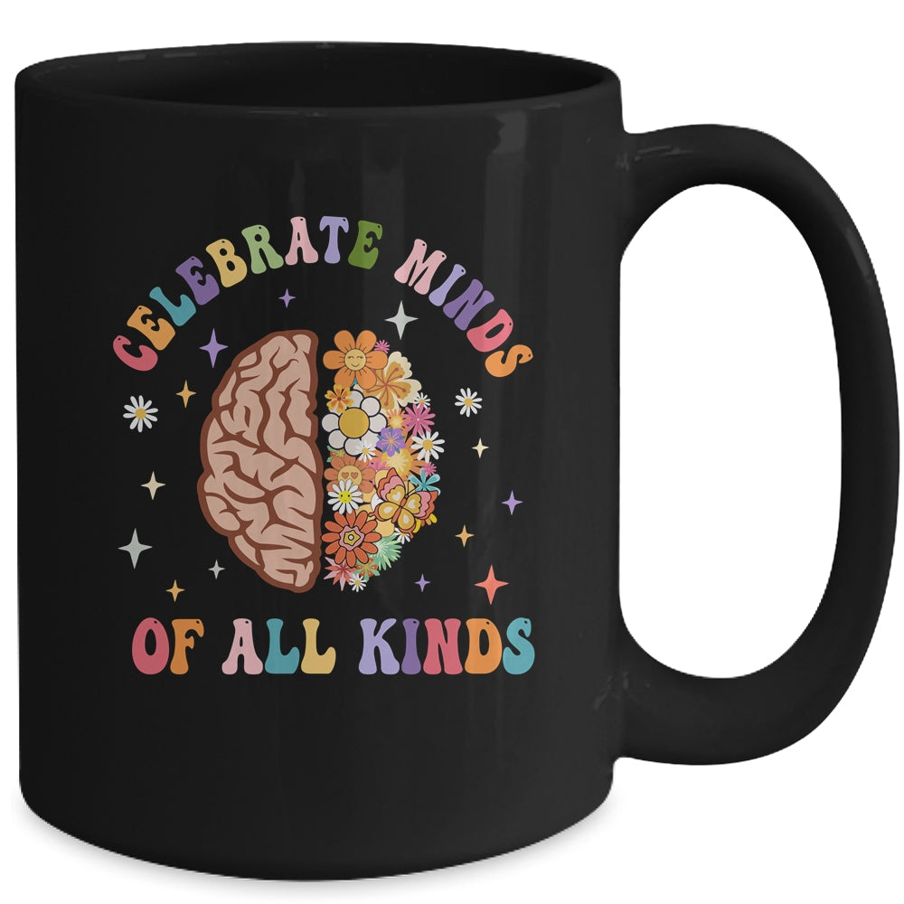 Celebrate Minds Of All Kinds Neurodiversity Autism Month Mug | siriusteestore
