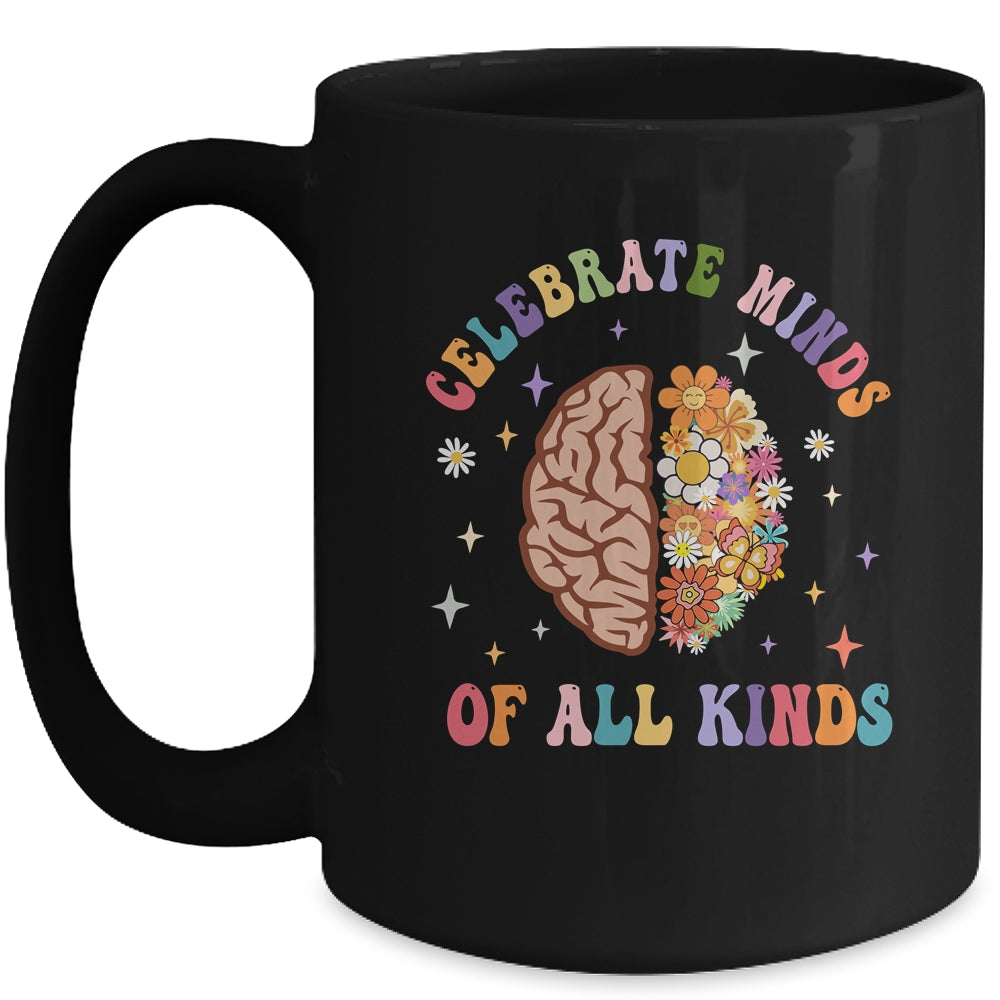 Celebrate Minds Of All Kinds Neurodiversity Autism Month Mug | siriusteestore