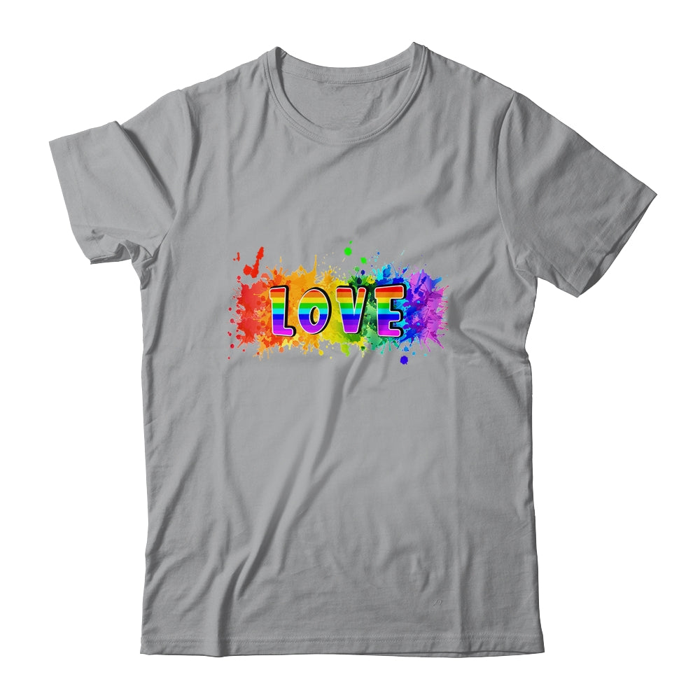 Celebrate Pride Month With Love LGBT Pride Rainbow Shirt & Tank Top | siriusteestore